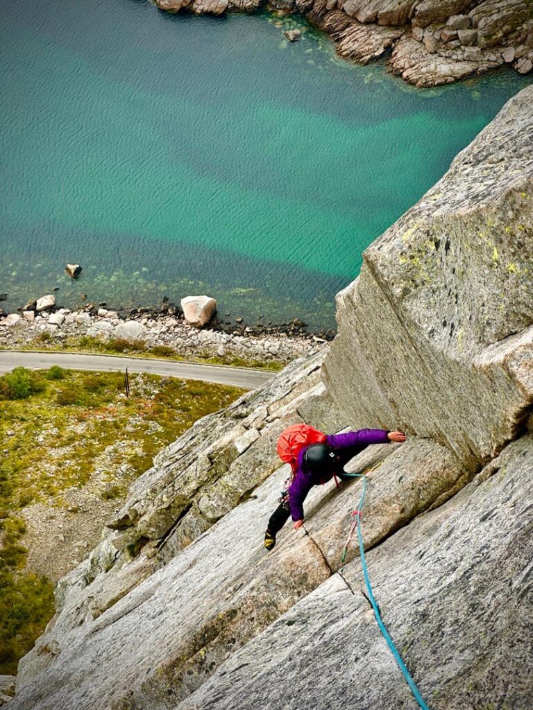 Presten - The west pillar. Norway finest route.